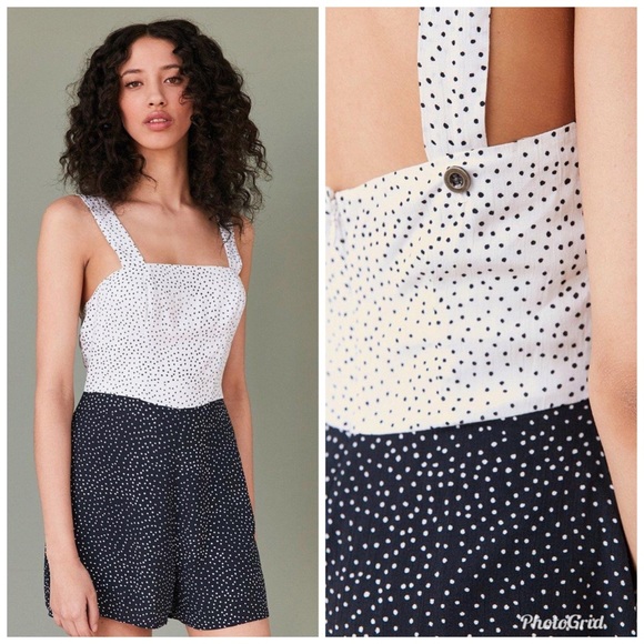 Kimchi Blue Square Neck Printed Romper - Picture 6 of 8